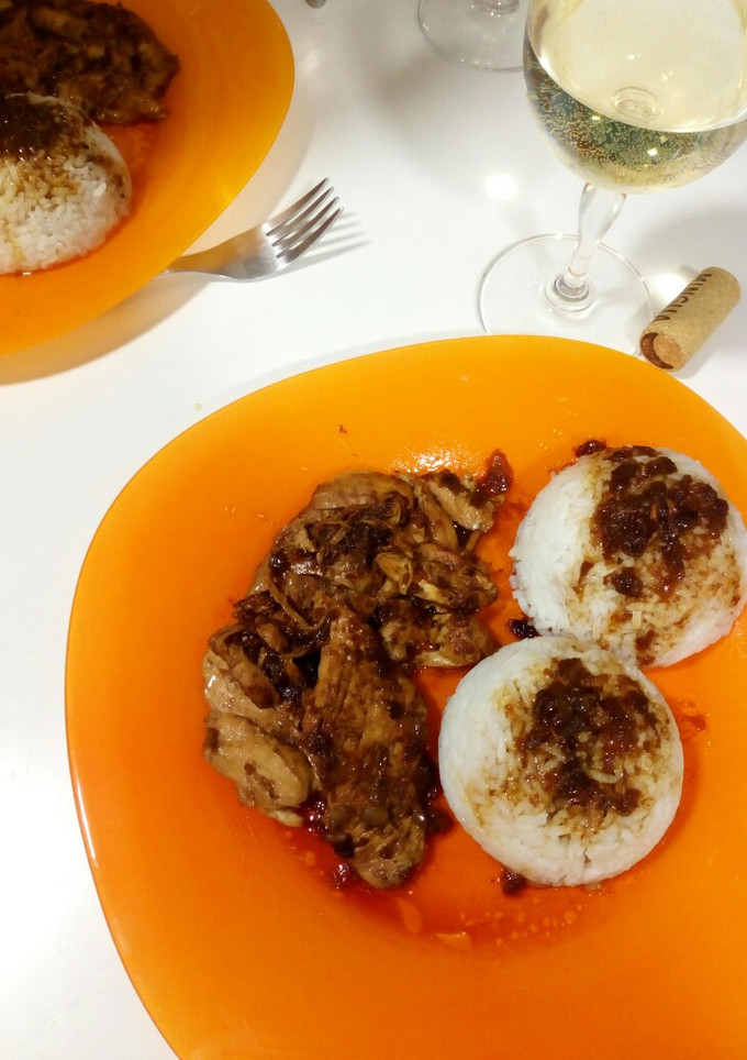 Una foto de Pollo a la cocacola
