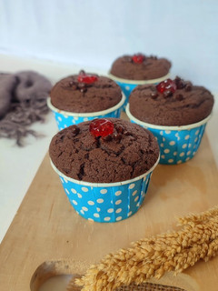 Foto resep Choco Cup Cake Gluten Free with Almond Mylk