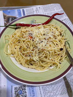 Foto resep 🍝 Pasta Aglio, Olio e Peperoncino