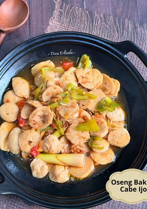 Foto resep Oseng Bakso Cabe Ijo