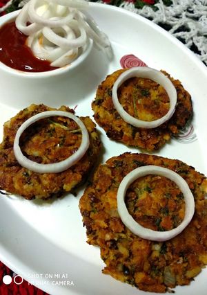 A picture of Rajma Kababs.