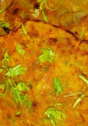 A picture of Besan ka Chilla.