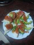 Ensalada caprese estilo canario express