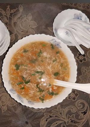 A picture of Hot and Sour Soup.