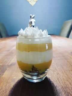 Una foto de Pie de Mango-Maracuyá