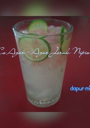 Foto resep Es agar-agar jeruk nipis