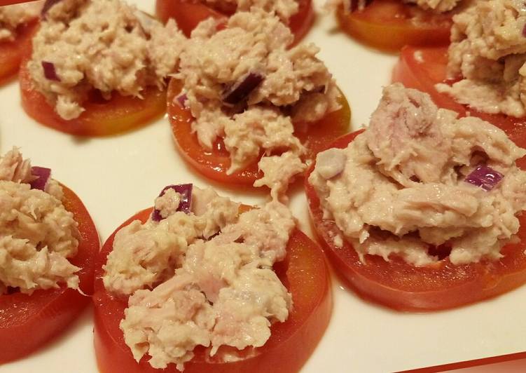 Step-by-Step Guide to Prepare Super Quick Homemade Tomato and tuna starter