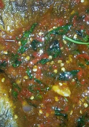 Foto resep Ikan,bawal sambal kemangi saus tiram