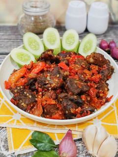 Foto resep Dendeng Balado Basah