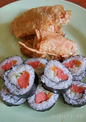 Foto resep Sushie isi sosis