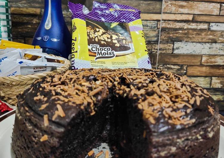 Resep Choco Moist Brownies Tepung Instan Enak Terbaru