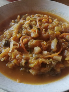 Una foto de Sopa juliana ligera