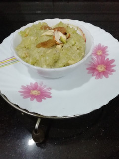 A picture of Lauki Ka Halwa.