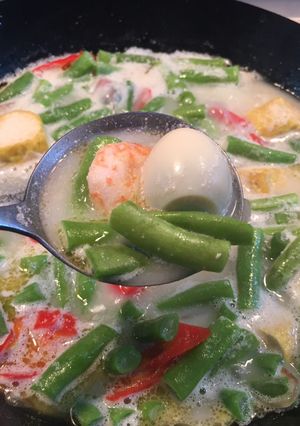 Foto resep Lodeh Buncis Telur Puyuh