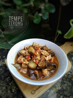 Foto resep Tempe Terong Kuah Kecap