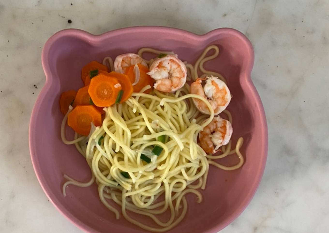 Mie Kuah Udang Mpasi