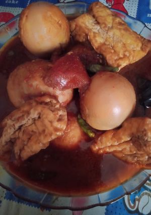 Foto resep (11) Semur Tahu Telur