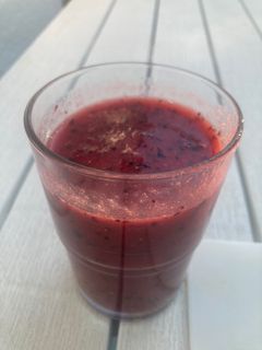 Una foto de Batido frutos rojos