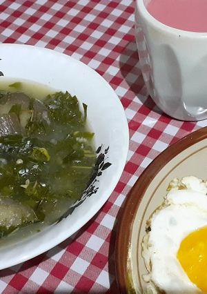 Foto resep Bobor Daun Singkong dan Terong