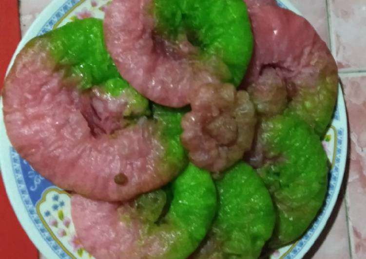Resep Cucur dua warna Anti Gagal