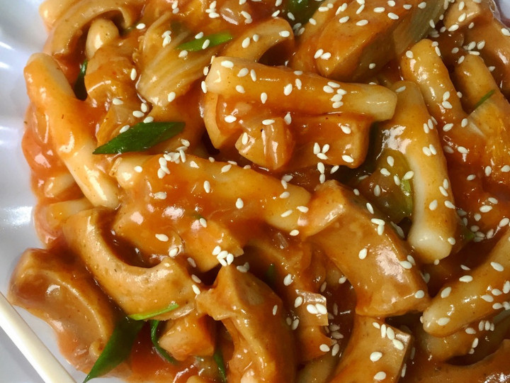 Resep 250. 🌶 Tteokbokki tanpa Gochujang 🌶 yang Lezat