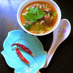 A picture of Chilli Mushroom Soup.