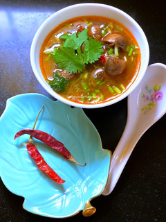 A picture of Chilli Mushroom Soup.