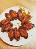ปีกไก่อบซอสบาร์บีคิว (ไมโครเวฟ)