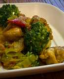 Pollo con verduras