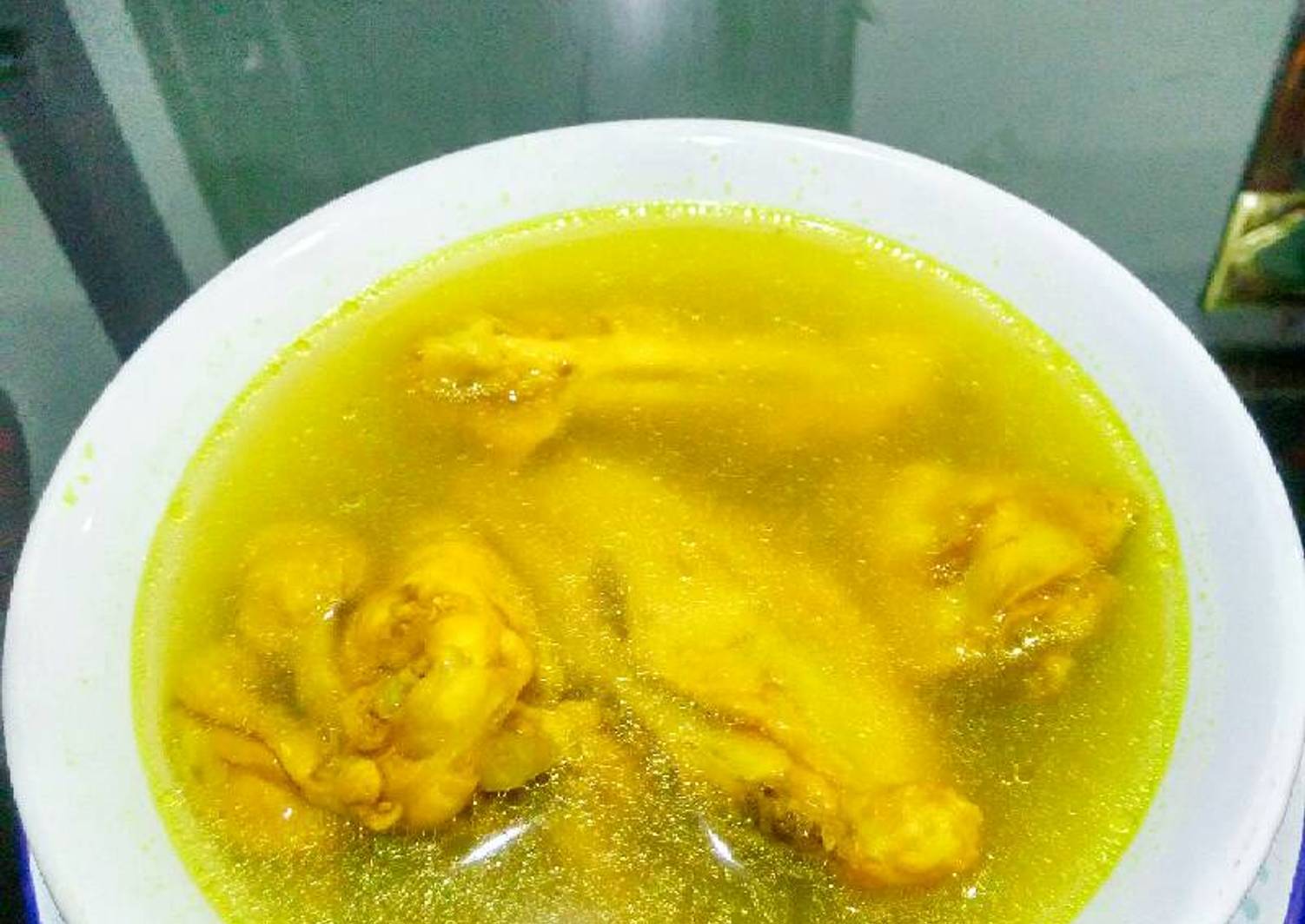 Resep Sup ayam kunyit (ayam kampung) oleh maria ...