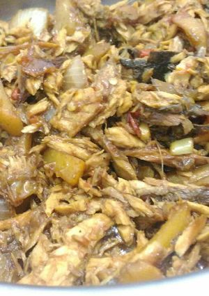 Foto resep Oseng tuna /tongkol mangga suwir