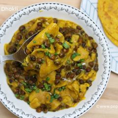 A picture of Tuvar ma Dhokli.
