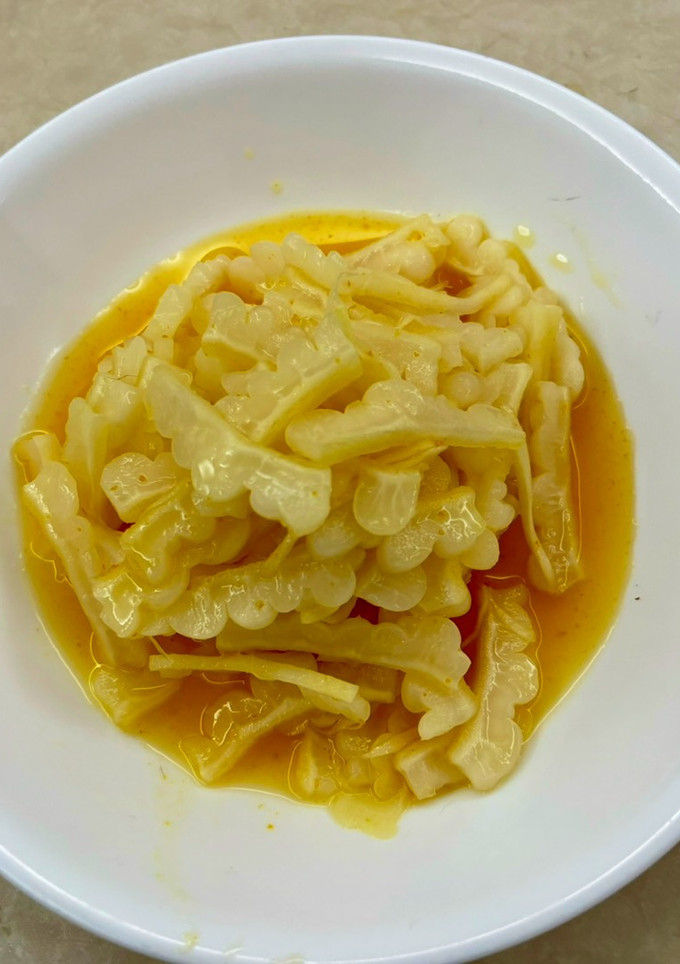 桔醬涼拌苦瓜（素） 的食譜成品照片