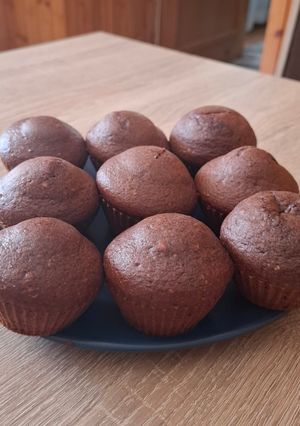 Kakaós muffin recept fotója