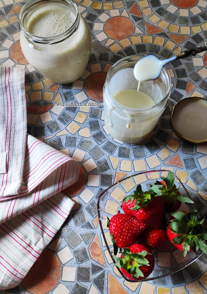 Una foto de Leche condensada saludable sin azúcar