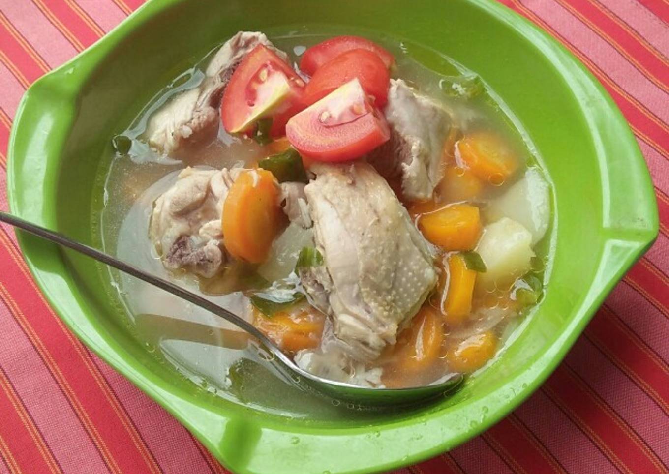 Sop Ayam simple