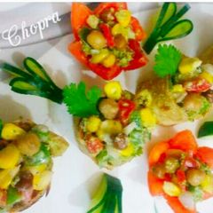 A picture of Healthy Corn Chana Chapati Roll.