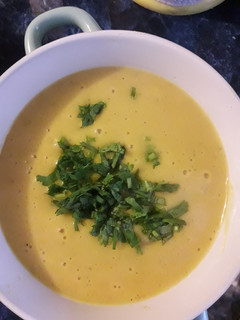 Una foto de Crema de zapallos
