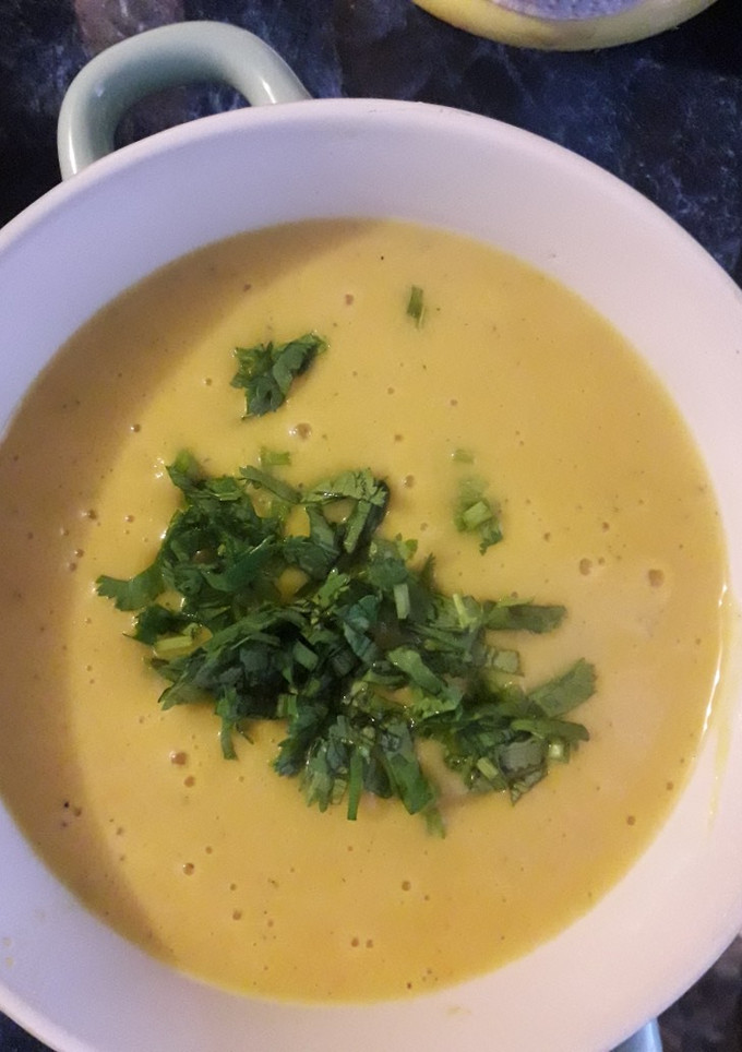 Una foto de Crema de zapallos