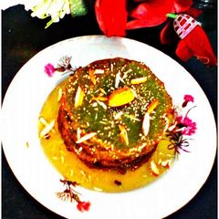 A picture of Spinach malpua.