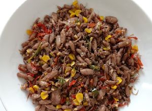Foto resep Tumis baby cumi bunga kencong pedas 🤤