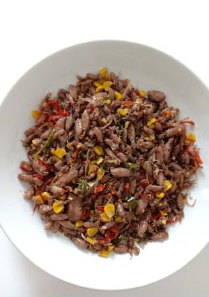 Foto resep Tumis baby cumi bunga kencong pedas 🤤