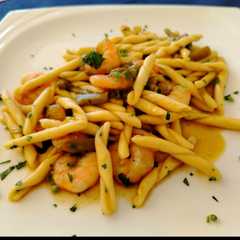 Strozzapreti Freschi con Gamberetti-レシピのメイン写真