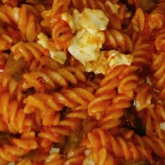 A picture of Spiral Italian pasta.