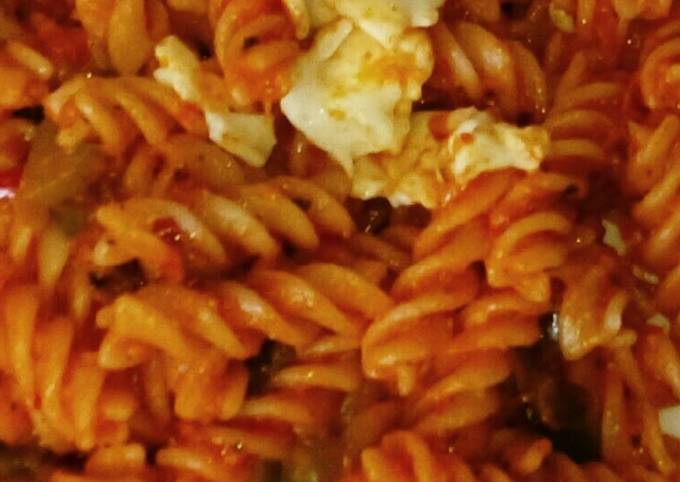 Spiral Italian pasta