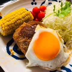 Cheese Hamburg Steak A picture of Cheese Hamburg Steak.