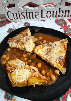 صورة لوصفة ڨراتان الدجاج فالمول الاسطوري