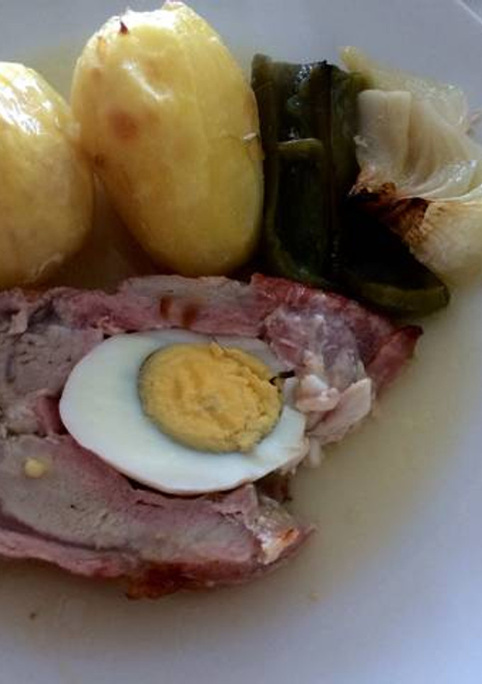 Una foto de Carré de cerdo relleno