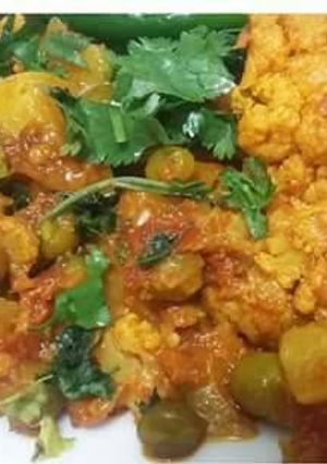 A picture of Masala Alu gobi.