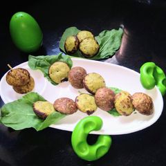 Palak appe A picture of Palak appe.